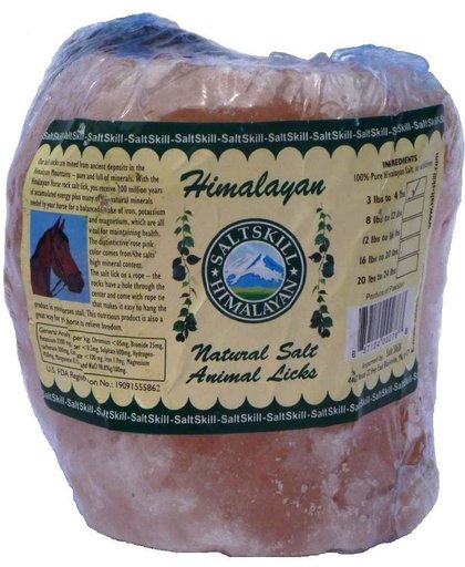 Salt Skill Himalaya Liksteen 1.50 kg Rond+touw