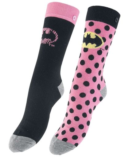 Batman Pink Batman Logo Sokken meerkleurig