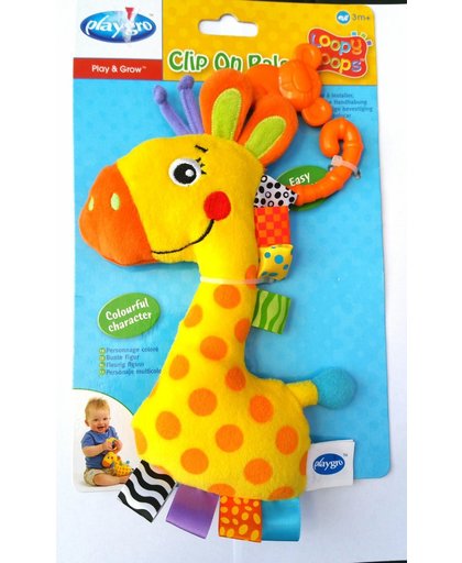 Playgro - Clip on pals - Giraf - grijpspeelgoed