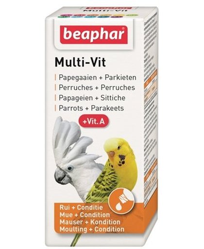 Beaphar Multi-Vitamine Papegaai - 20 ml
