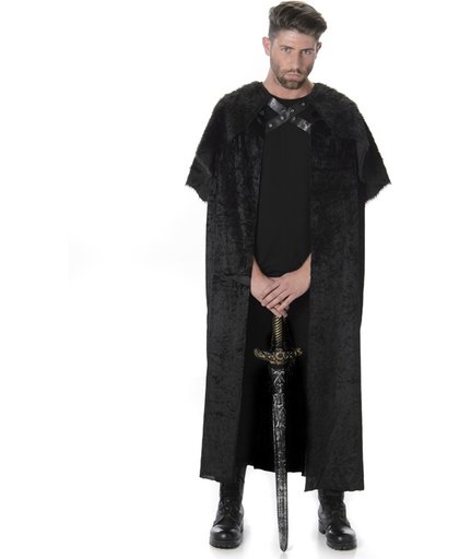 Zwart nachtwacht kostuum voor mannen - Verkleedkleding - One size