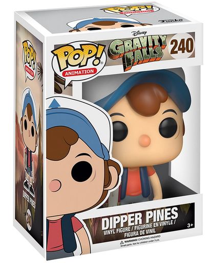 Gravity Falls Dipper Pines (kans op Chase) Vinylfiguur 240 Verzamelfiguur standaard