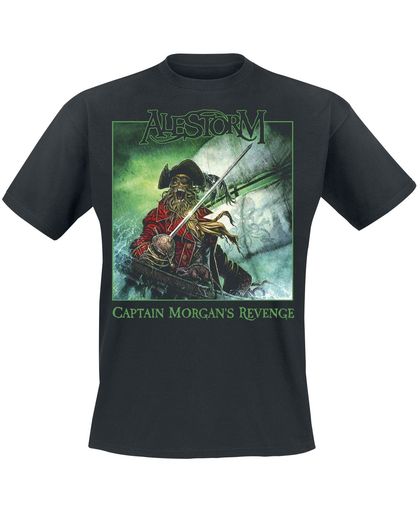 Alestorm Captain Morgan&apos;s Revenge T-shirt zwart