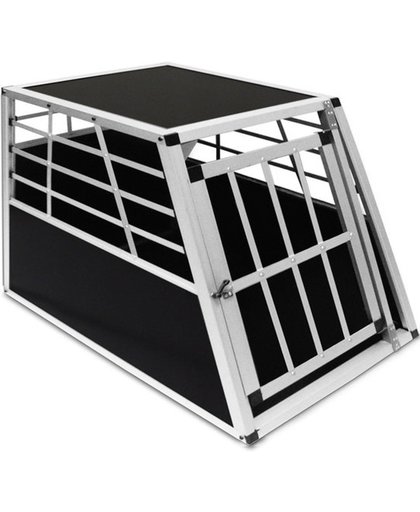Hondentransportbox, hondenbox, Aluminium, afsluitbaar 69x54x50cm