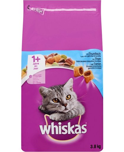 Whiskas Brokjes Adult Tonijn - Kattenvoer - 3.8 kg