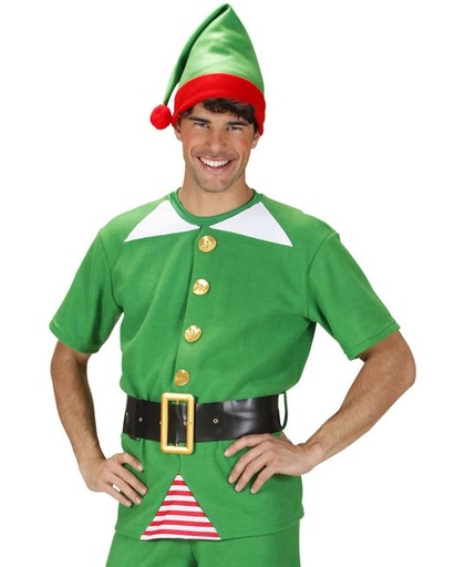 Kerstman helper Elf  - Maat XL
