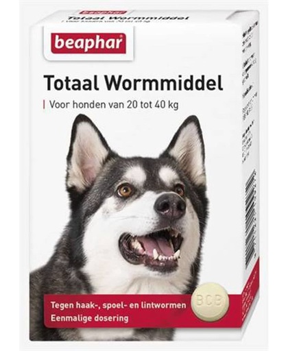 Beaphar wormTabletten groot grote rassen - 1 st