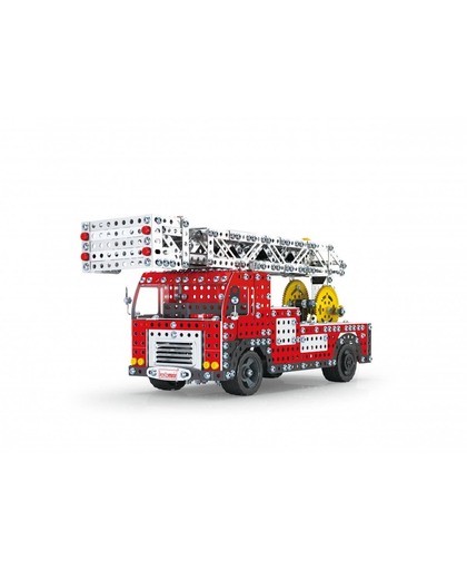 Iron Commander - Grote brandweerwagen / ladderwagen met functies. RVS