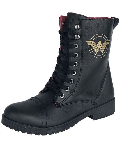 Wonder Woman Logo Laarzen zwart