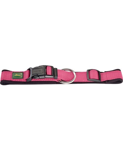 Hunter Klikhalsband Vario Plus Roze&Zwart 50-55x2.5 cm