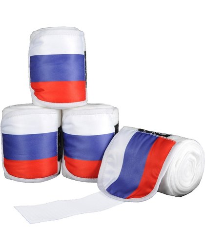 Polarfleecebandages -Flags- Set van 4 Vlag Rusland 200 cm