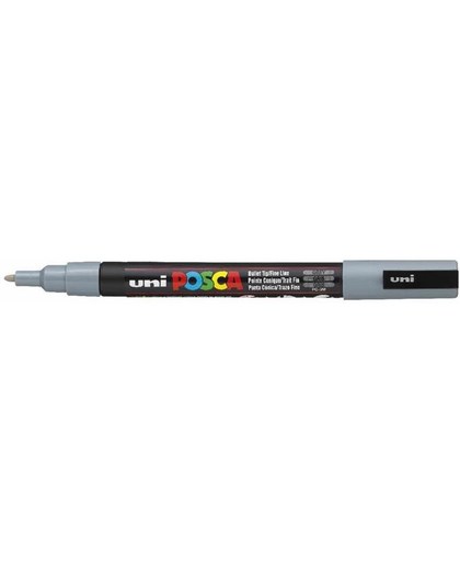 Posca paint marker PC-3M grijs