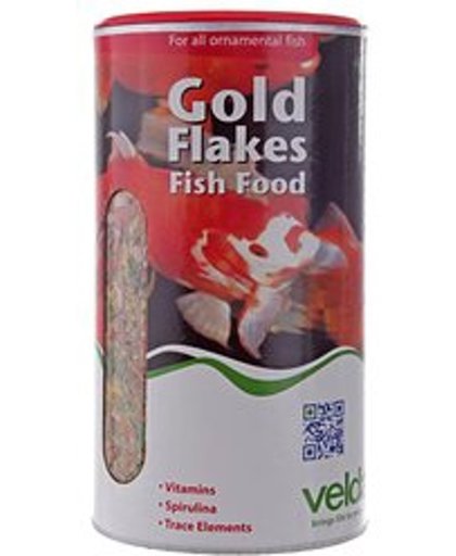 Velda Gold Flakes Basic Food - 720 g/8000 ml - Visvoer