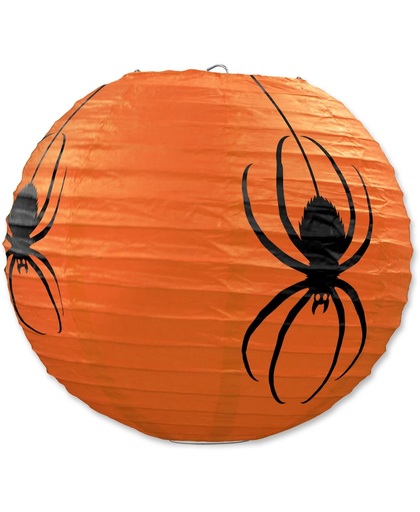 Set van 3 oranje lantaarns met spinnen Halloween  - Feestdecoratievoorwerp - One size