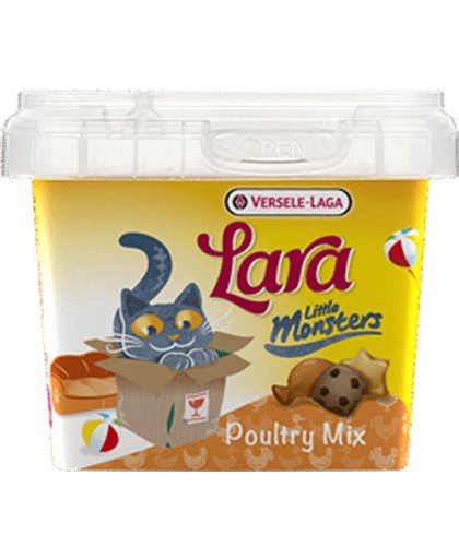 Lara Little Monsters Crunchy Mix 75 g Gevogelte