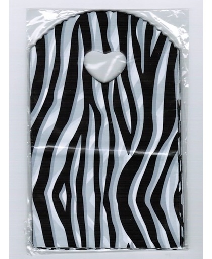 Tasjes 20x13 (150 stuks) zebra