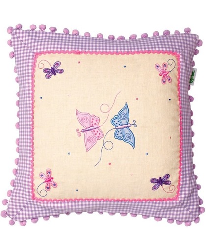 Butterfly Cottage Cushion Cover (Win Green)