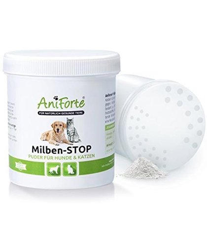 AniForte® Mijten Stop Poeder voor honden en katten (250ml)