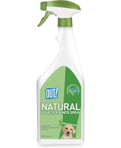 Out! natural flea tick and mite spray 500 ml