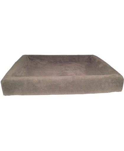 Bia fleece hoes hondenmand taupe 7 120x100x15 cm