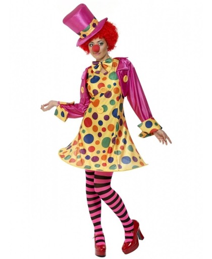 Clowns kostuum voor dames 36-38 (s)