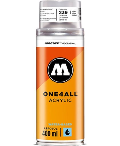 Molotow ONE4ALL Acryl Vernis - Glans 400ml - canvas, textiel, metaal, hout, glas etc.