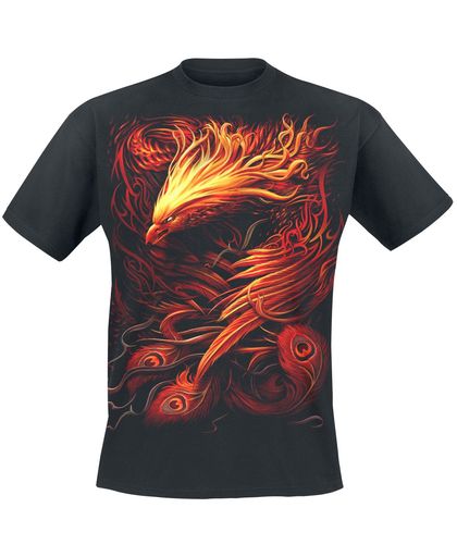 Spiral Phoenix Arisen T-shirt zwart