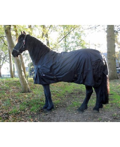 LuBa paardendekens - Regendeken / Winterdeken - Luba Extreme Turnout 1680D outdoordeken - 150gram - Zwart - 185 cm