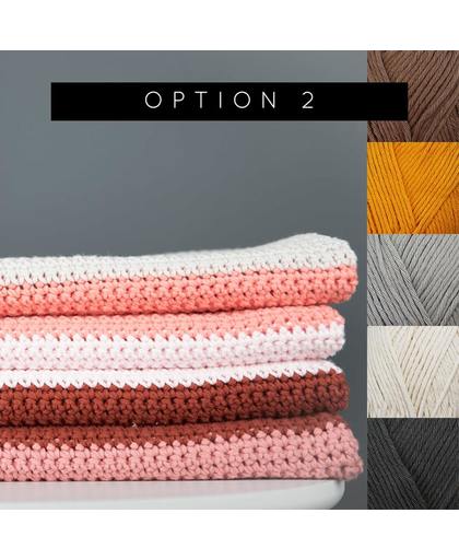 Pakket Block blanket color 002, Yarn and colors