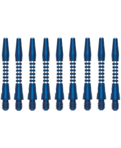 abcdarts darts shafts aluminium shafts jailbird ar5 blauw short - 3 sets darts shafts