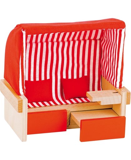 Goki Houten poppen strandstoel voor twee