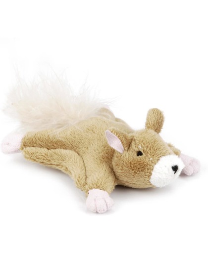 Flatchy Vliegende Hond - Kattenspeelgoed - Pluche - 13 cm