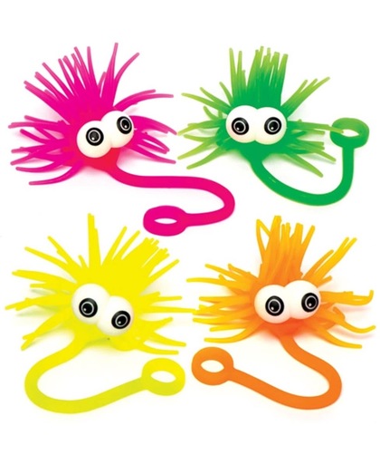 Hangers met gekke ogen voor kinderen – een leuk speeltje voor uitdeelzakjes voor kinderen (5 stuks per verpakking)
