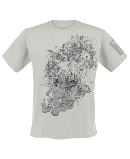 Linkin Park Coral Faces T-shirt grijs