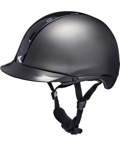 KED Tara M black matt star helm met hoofdomtrek: 52-58 cm