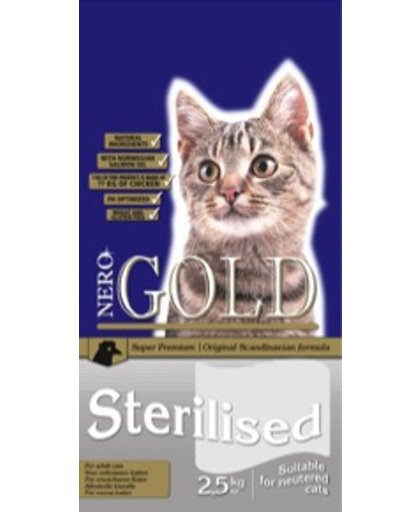 Nero Gold Kat Sterilised 2,5kg