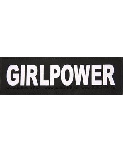 Julius K9 Labels Voor Power-Harnas/Tuig Girlpower - SMALL