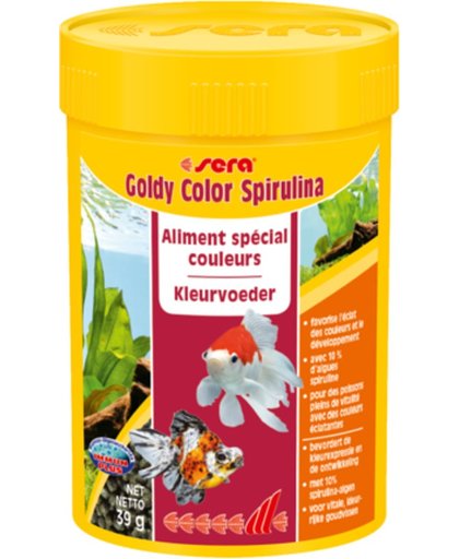 Sera Goldy Spirulina Color kleurvoer met koudwatervissen 100ml