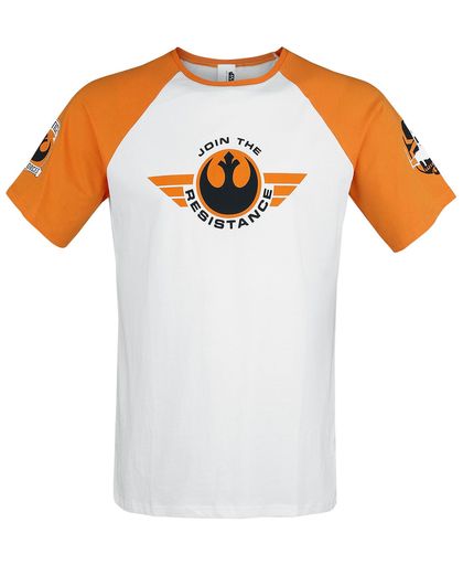 Star Wars X-Wing Pilot T-shirt wit-oranje