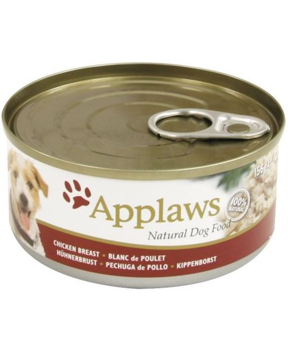 Applaws dog blik chicken breast / rice hondenvoer 156 gr