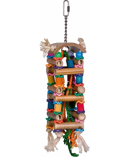 Nobby kooi speelgoed bamboe toren 33 x 8 cm - 1 ST