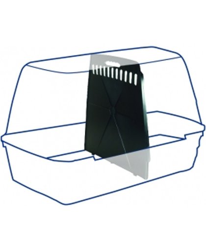 Duvo+ Transportbox Scheidingswand Voor Art 114004 - Transportkooi - 60 cm x 65 cm x 1.5 cm - Zwart