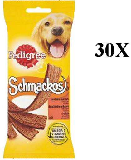 Pedigree Schmackos - Rund - 30 x 43gr - Hondensnack - Voordeelverpakking