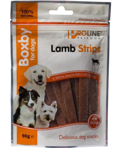 Proline Boxby Lamb Strips Lam 90 g