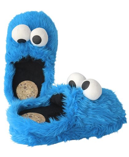 Sesame Street Cookie Monster Sloffen royal blue