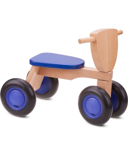 New Classic Toys - Loopfiets - Road Star - Blauw - Zadelhoogte is 24 centimeter