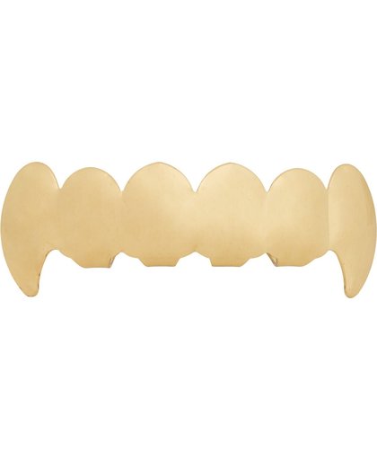 GrillzShop Grillz tanden - onderkant - Goud VAMPIER - zelf op maat te maken