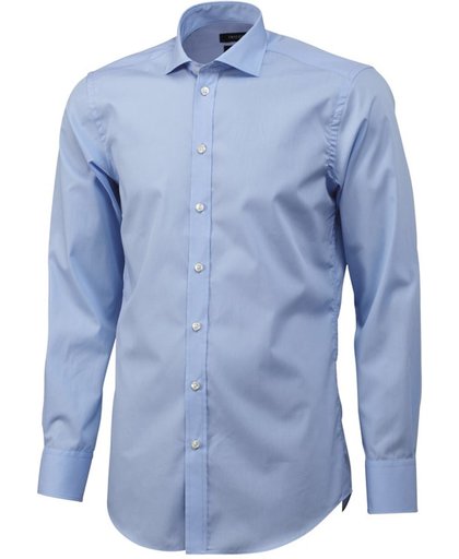 Tricorp Heren overhemd Oxford slim-fit - Corporate - 705007 - Blauw - maat 42/5