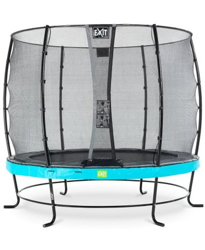 EXIT Elegant trampoline ø253cm with safetynet Economy - blue