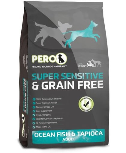 Pero super sensitive & grain free oceanfish / tapioca hondenvoer 2 kg